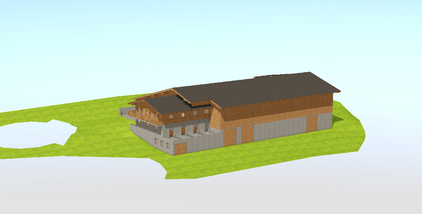 Ansicht vom Parkplatz/altem Kuhstall