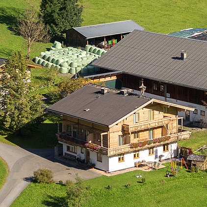 The neighbours´ house "Bauernhaus Leni" at the Holiday Village Ponyhof